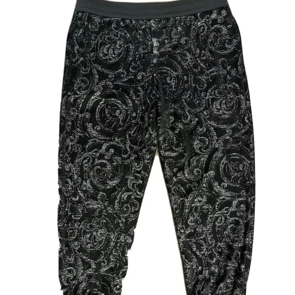 Versace Exotic Black/Silver Authentic Pants 3XL